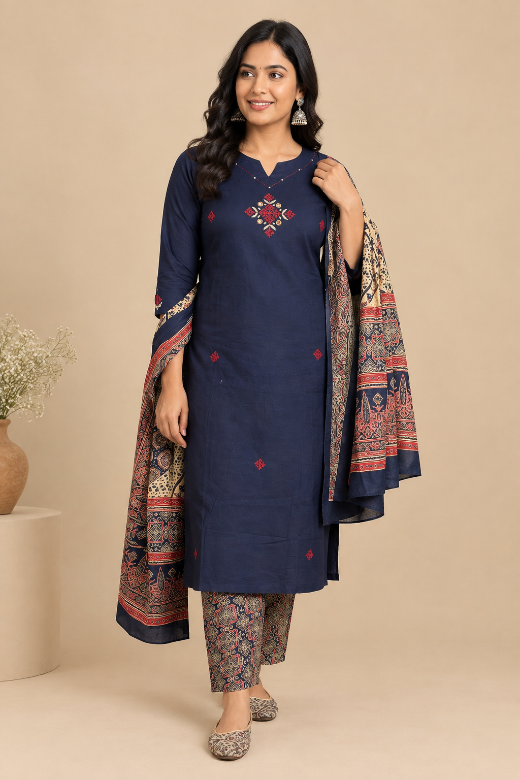 Prayasi( Navy Blue )