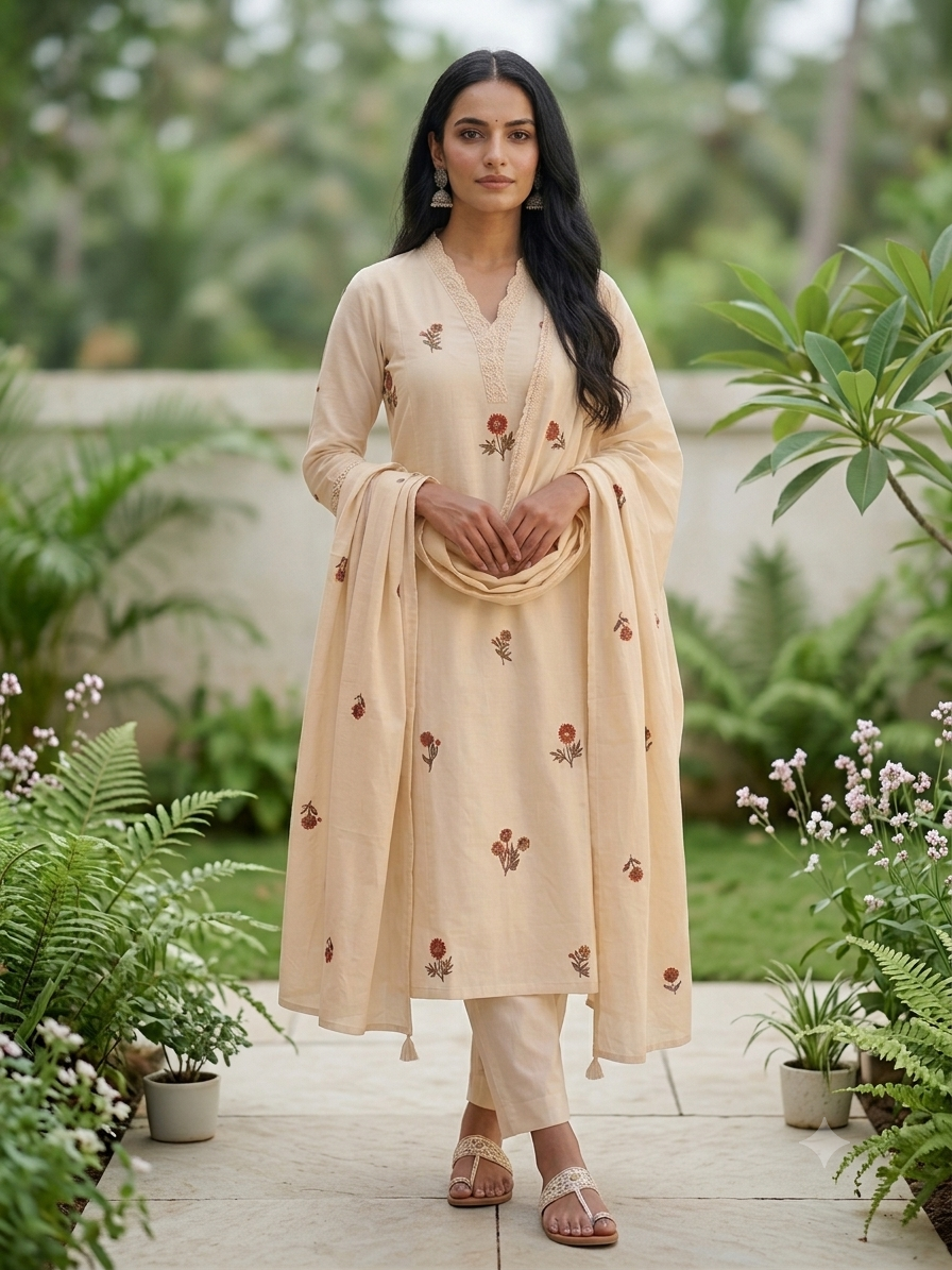 Manjari ( Cream ivory )