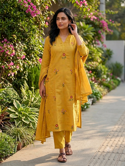 Manjari ( Mustard Yellow)