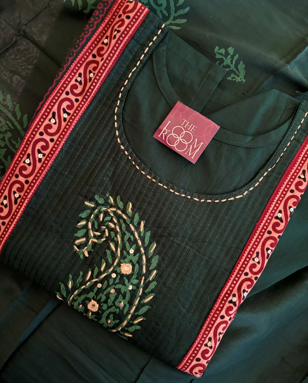 Green Paisley